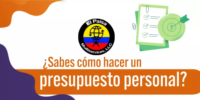¿Sabes cómo hacer un presupuesto personal?